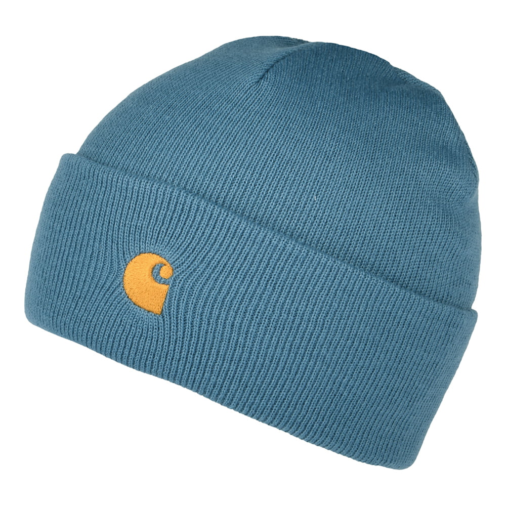 Bonnet à Revers Chase bleu glacé CARHARTT WIP