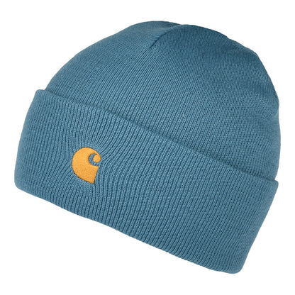 Bonnet à Revers Chase bleu glacé CARHARTT WIP