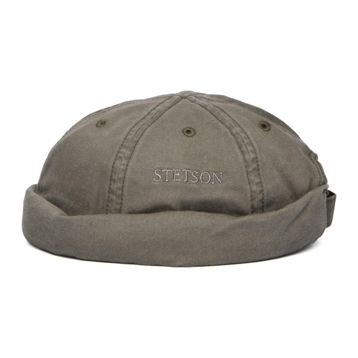 Bonnet Miki Breton en Coton olive STETSON