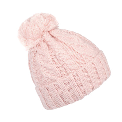 Bonnet à Pompon Lux Knit Pom rose NEW BALANCE