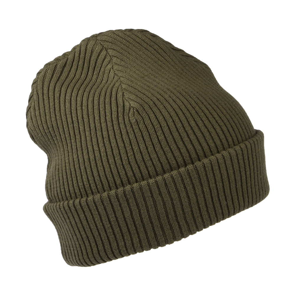 Bonnet à Revers en Coton Larry khaki foncé TRIUMPH MOTORCYCLES