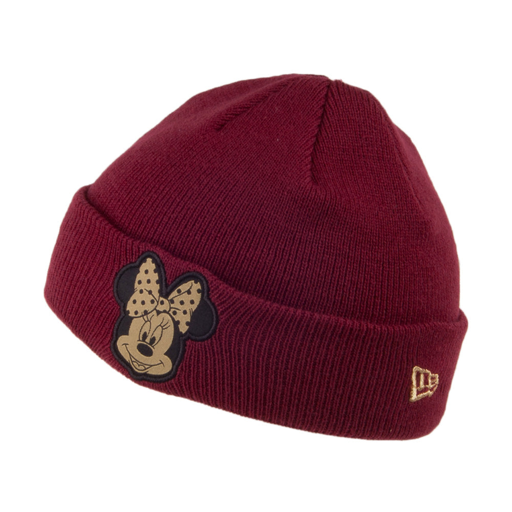 Bonnet Bébé Minnie Mouse Character bordeaux-doré NEW ERA