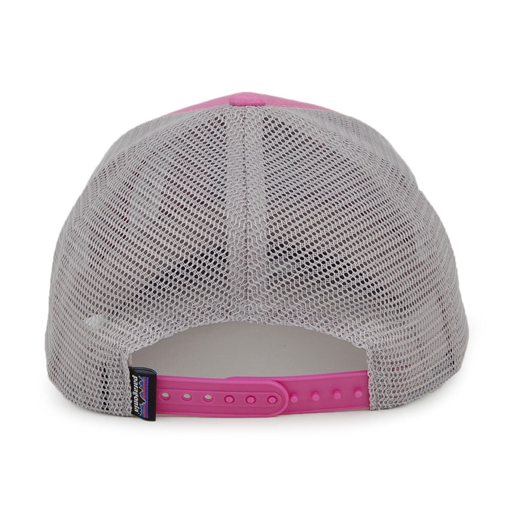 Casquette Trucker Enfant en Coton Bio Sunset rose-gris PATAGONIA
