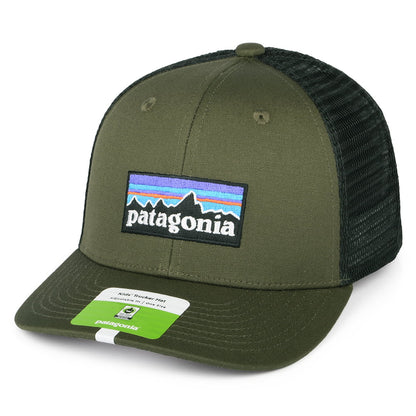 Casquette Trucker Enfant en Coton Bio P-6 Logo vert PATAGONIA