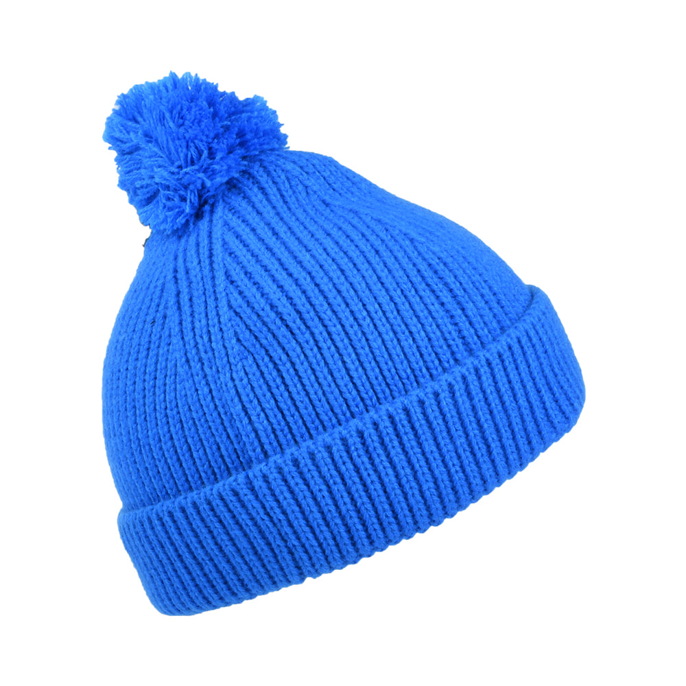 Bonnet à Pompon Enfant Littles Box Logo bleu THE NORTH FACE
