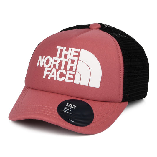Casquette Trucker Enfant Logo vieux rose THE NORTH FACE