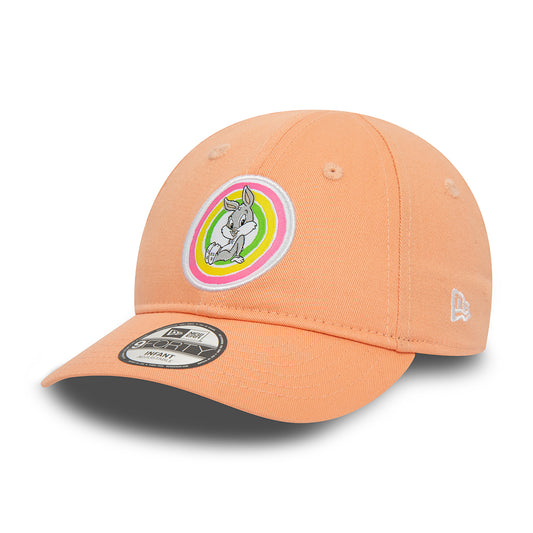 Casquette Bébé 9FORTY Pastel Looney Tunes Bugs Bunny pêche NEW ERA