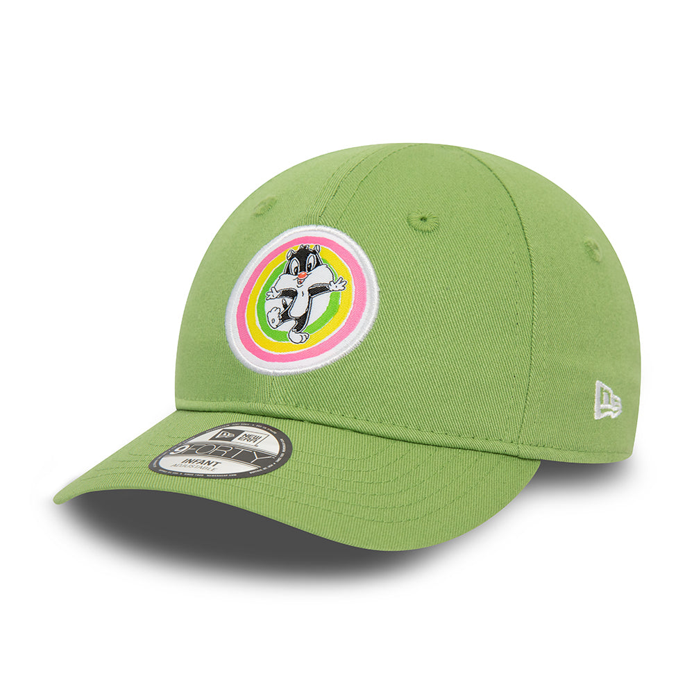 Casquette Bébé 9FORTY Pastel Looney Tunes Sylvestre vert clair NEW ERA