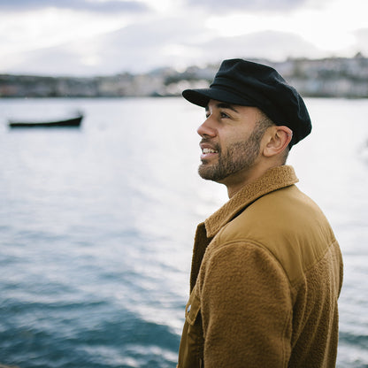 Casquette de Marin en Laine noir JAXON & JAMES - VENTE EN GROS