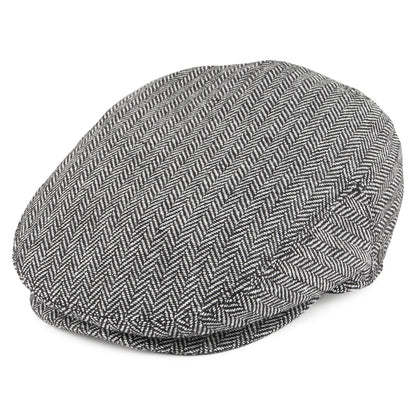 Casquette Plate à Chevrons gris JAXON & JAMES - VENTE EN GROS