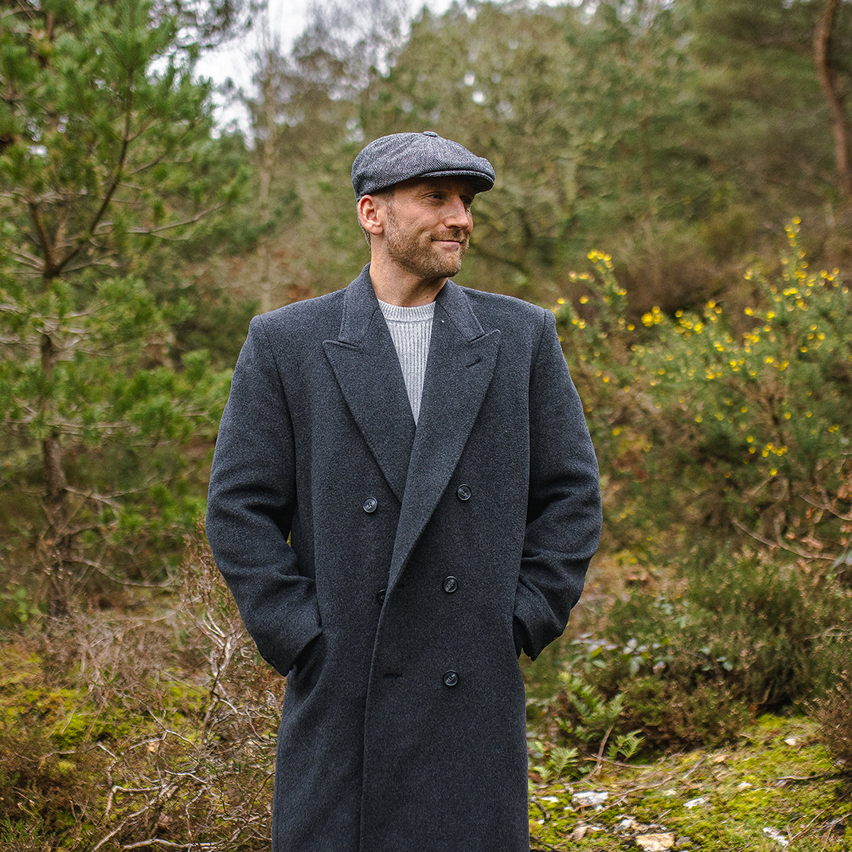 Casquette Gavroche à Chevrons gris JAXON & JAMES - VENTE EN GROS
