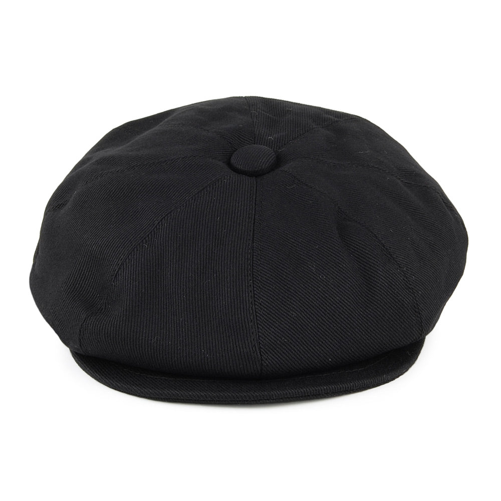 Casquette Gavroche en Coton Noir JAXON & JAMES - VENTE EN GROS