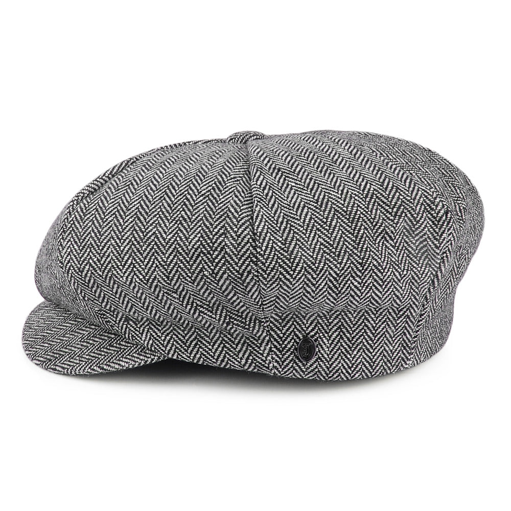 Casquette Gavroche à Chevrons La grosse Pomme gris JAXON & JAMES - VENTE EN GROS