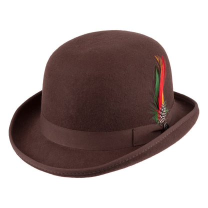 Chapeau Melon marron JAXON & JAMES - VENTE EN GROS