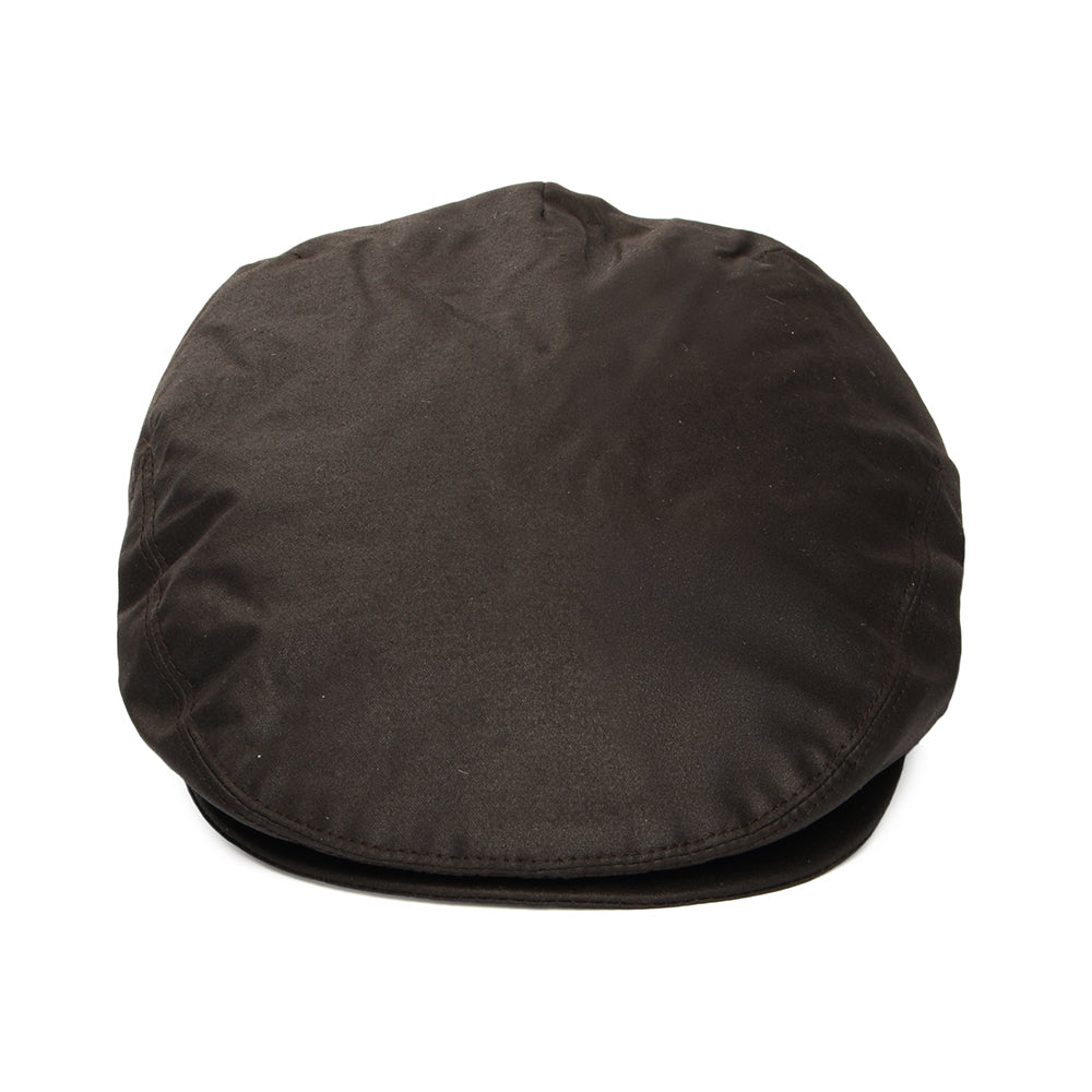 Casquette Plate en Toile Cirée marron JAXON & JAMES - VENTE EN GROS