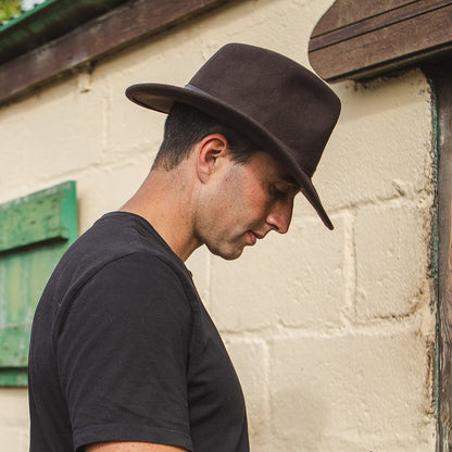 Chapeau Australien Déformable marron JAXON & JAMES - VENTE EN GROS