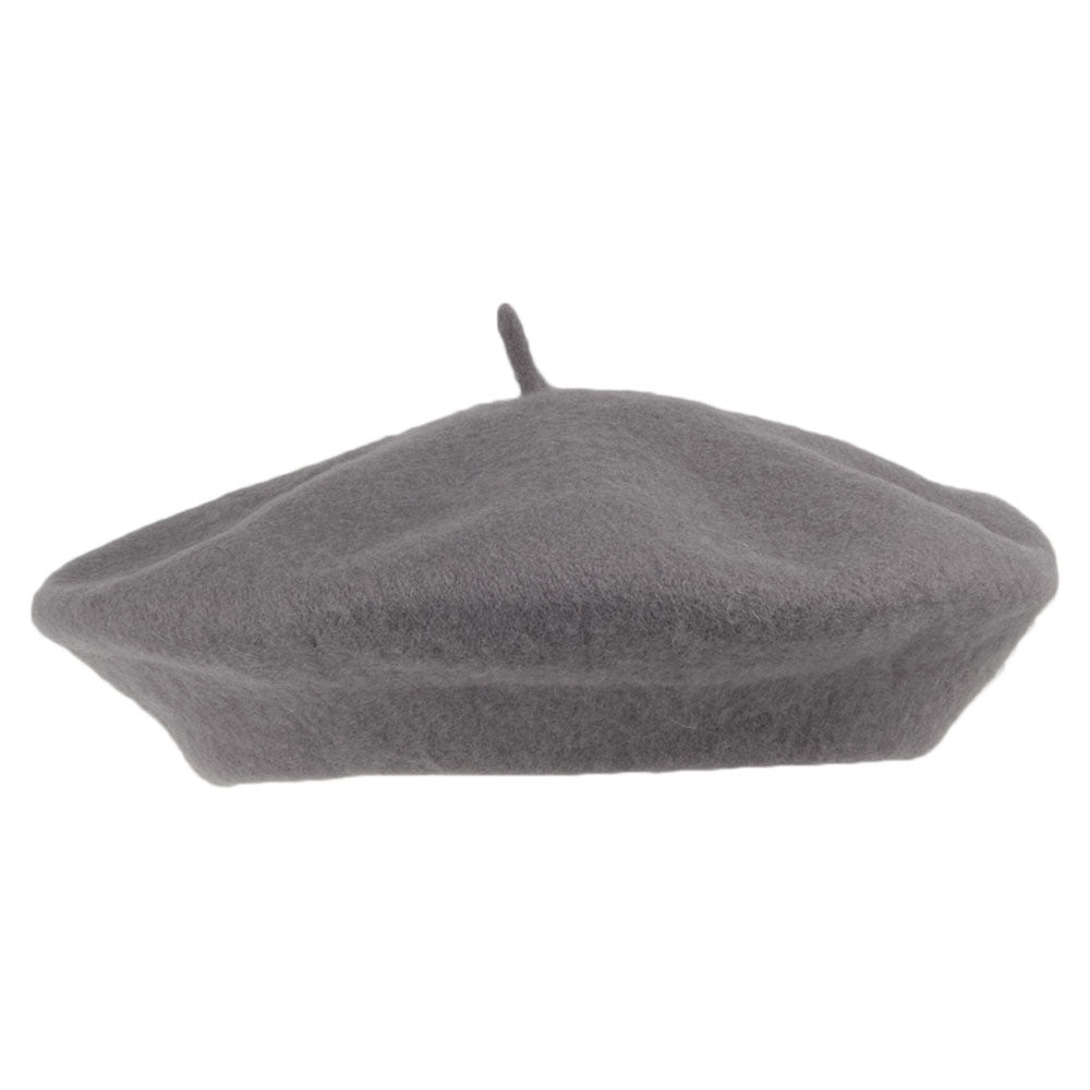 Béret Tendance en Laine gris - VENTE EN GROS