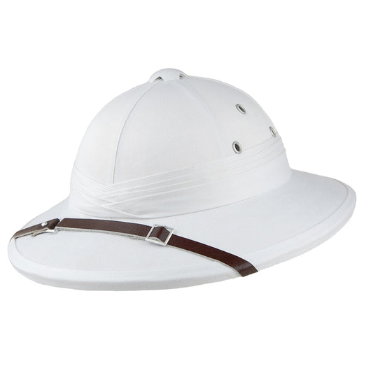 Casque Colonial Français blanc - VENTE EN GROS