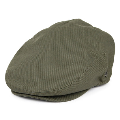 Casquette Plate en Coton Brossé olive JAXON & JAMES - VENTE EN GROS
