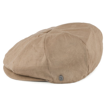 Casquette Gavroche en Lin camel JAXON & JAMES - VENTE EN GROS