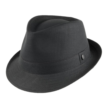 Chapeau Trilby en Coton noir JAXON & JAMES - VENTE EN GROS