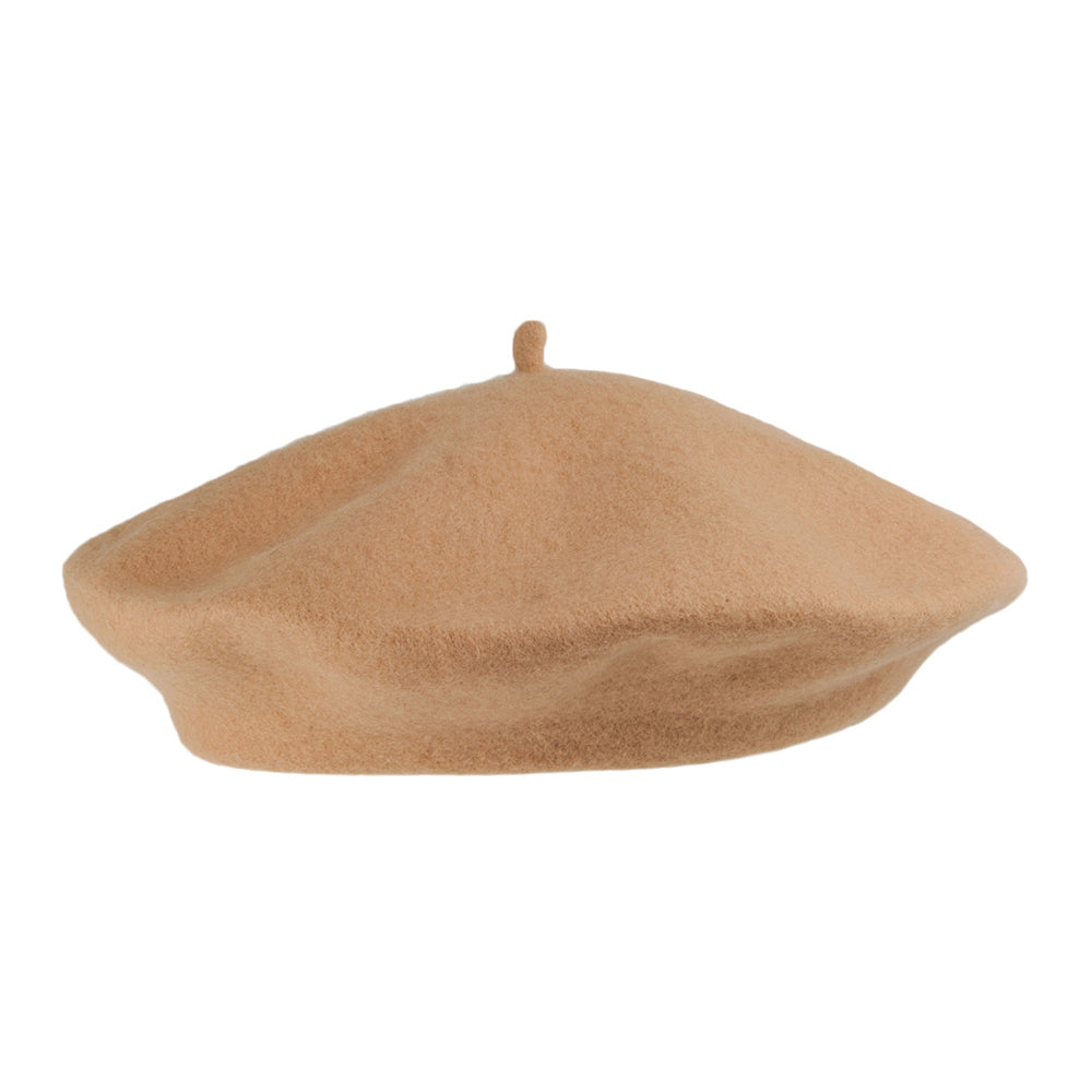 Béret en Laine camel JAXON & JAMES - VENTE EN GROS