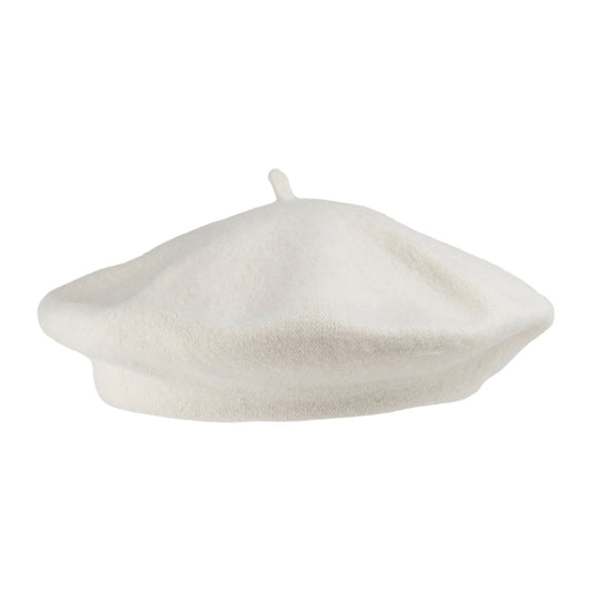 Béret en Laine blanc cassé JAXON & JAMES - VENTE EN GROS