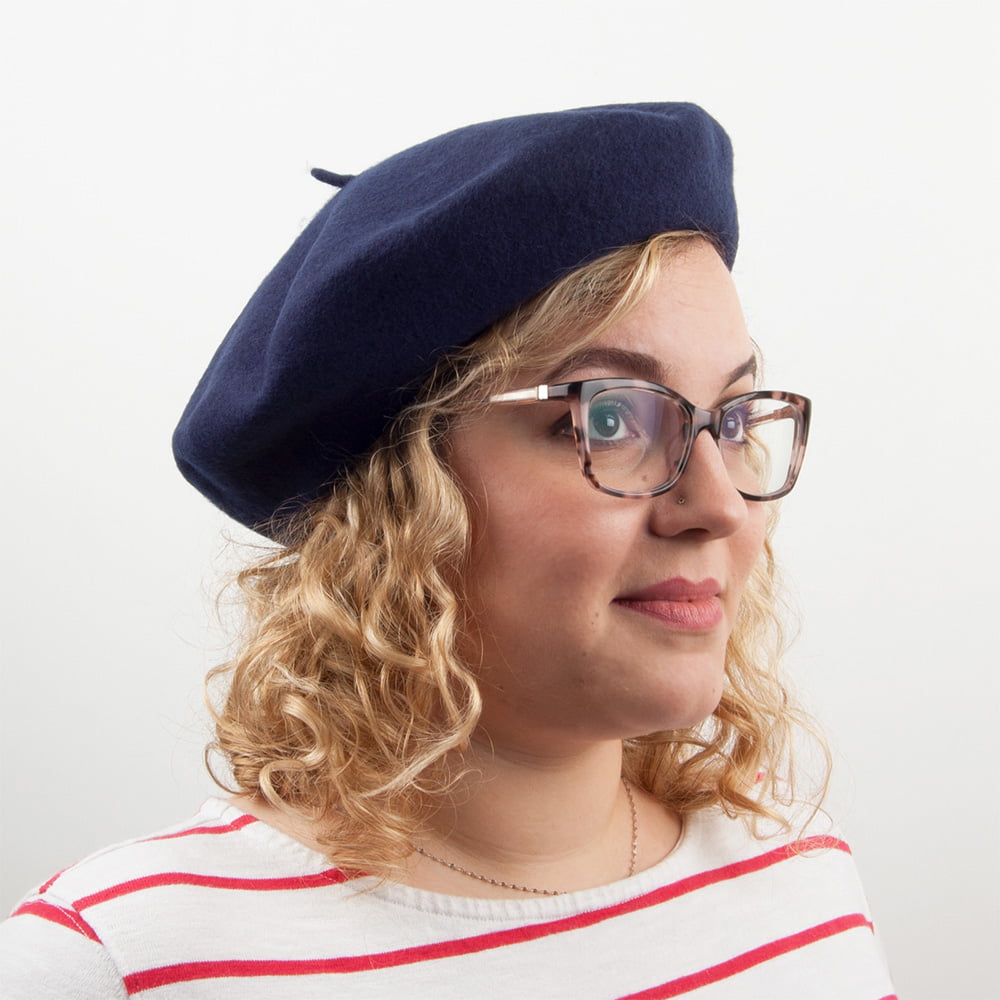 Béret en Laine bleu marine JAXON & JAMES - VENTE EN GROS - 200