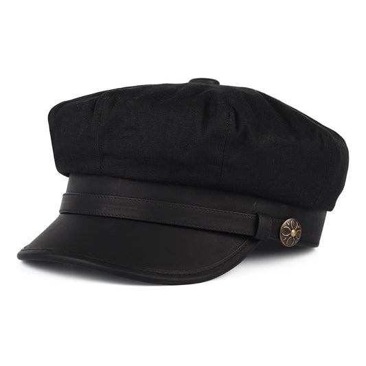 Casquette de Motard Rebelle noir JAXON & JAMES - VENTE EN GROS